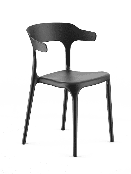 Стул ENOVA (48x44x78см) пластик черный PP0002B4 495x660 Стул ENOVA (48x44x78см) пластик черный PP0002B4 495x660 в Материке