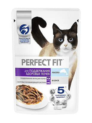 Корм для кошек PERFECT FIT для здоровья почек (75г) 238x286 в Материке