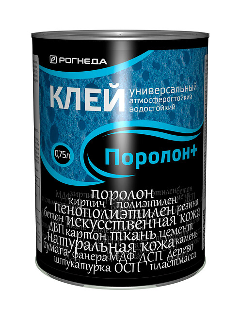 Клей РОГНЕДА Поролон+ универсальный 0,75л 495x660 Клей РОГНЕДА Поролон+ универсальный 0,75л 495x660 в Материке