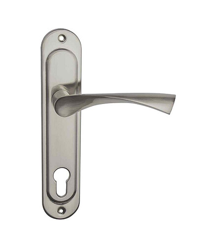 Ручка дверная на планке LOCKIT A0123 (SN) (уп=2шт) 438x503 в Материке
