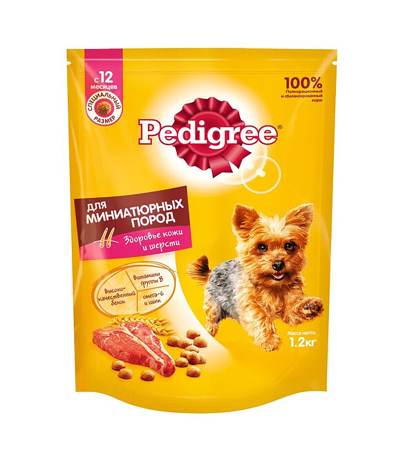 Корм для собак мелк. пород Pedigree говядина (0,6кг) 586x674 Корм для собак мелк. пород Pedigree говядина (0,6кг) 586x674 в Материке