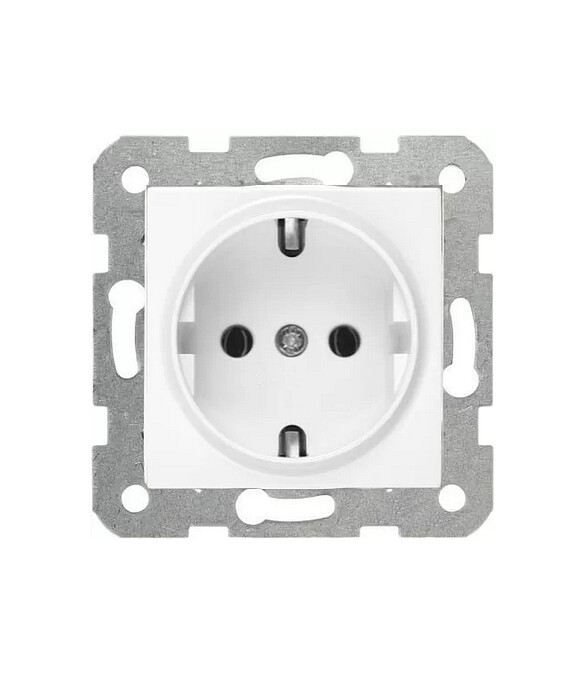 Розетка Viko KARRE 90963608 1мест. с/з белый 586x674 Розетка Viko KARRE 90963608 1мест. с/з белый 586x674 в Материке