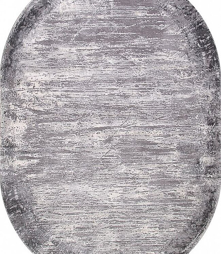 Ковер ARMINA 04040G Grey/Grey 160*230, овал 438x503 в Материке
