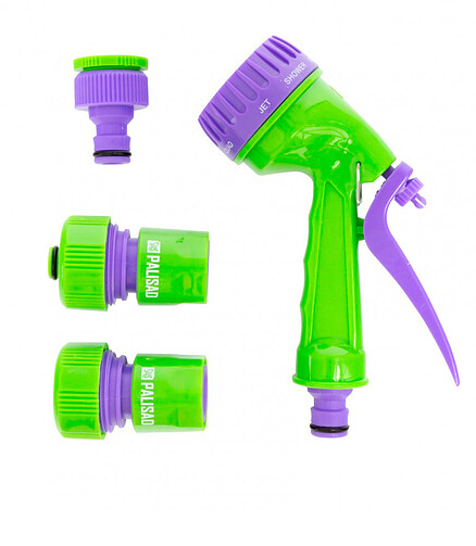 Пистолет + 3 фитинга PALISAD 65178 3/4" 438x503 в Материке