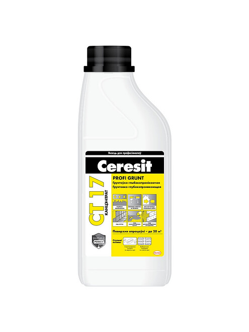 Грунтовка CERESIT CT 17 Profi Grunt концентрат, 1л 495x660 Грунтовка CERESIT CT 17 Profi Grunt концентрат, 1л 495x660 в Материке