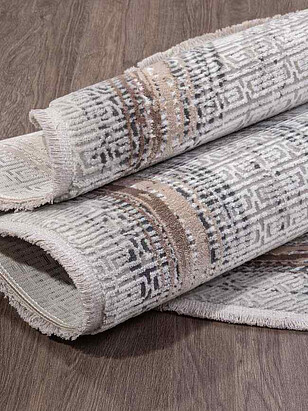 Ковер MODA 1382 Acik Gri 194*290, овал 238x286 в Материке - Вариант 2