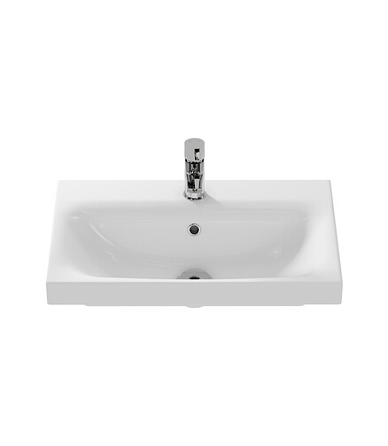 Раковина встраиваемая MODUO SLIM 60см с отверстием 438x503 в Материке