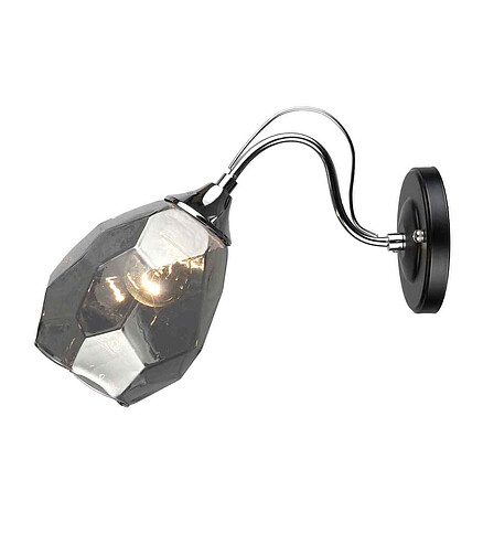 Бра IMEX MD.4209-1-W CH+BK 60W/E27 438x503 в Материке