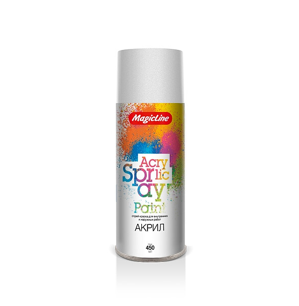 Краска аэроз. MagicLine акрил. RAL9003 белая глянцевая, 265г 586x674 Краска аэроз. MagicLine акрил. RAL9003 белая глянцевая, 265г 586x674 в Материке