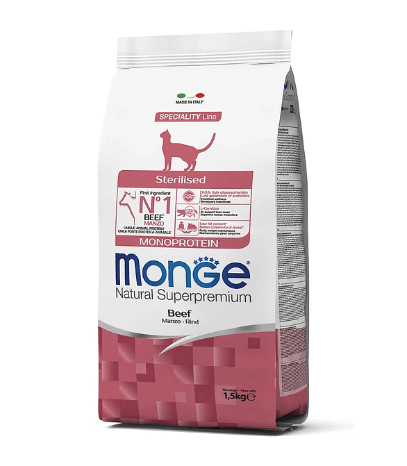 Корм для кошек Monge Cat S.Line Monoprotein Sterilised говядина (1,5кг) 586x674 Корм для кошек Monge Cat S.Line Monoprotein Sterilised говядина (1,5кг) 586x674 в Материке