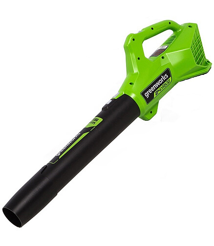 Воздуходувка без аккум. GREENWORKS G24AB 24В 438x503 в Материке - Вариант 2