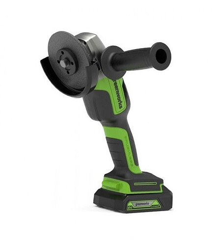 Машина углошлиф. акк. GREENWORKS GD24AGK2 24В 2Ач 125мм 438x503 в Материке