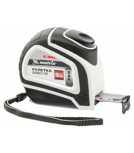 Рулетка MATRIX Autostop 8мх25мм 2К 438x503 в Материке