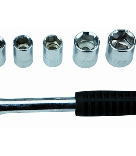 Набор ключей торцевых с трещоткой TOP TOOLS 38D142 3/8" 8шт/уп. 438x503 в Материке - Вариант 2