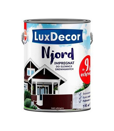Краска LuxDecor Njord антисептик д/древесины Ладья викингов, 2,5л 438x503 в Материке