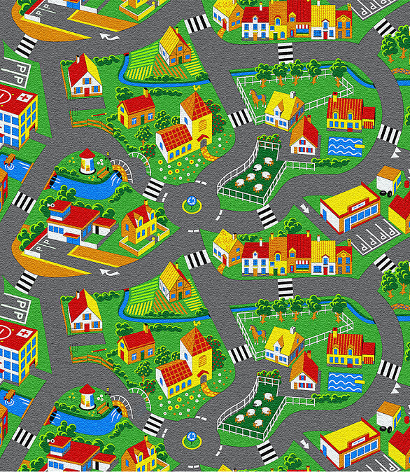 Ковровое покрытие LITTLE VILLAGE 90, 3м 586x674 Ковровое покрытие LITTLE VILLAGE 90, 3м 586x674 в Материке