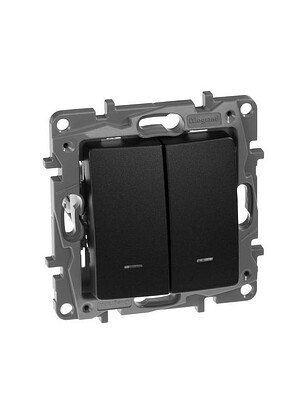 Выключатель Legrand ETIKA 672604 2кл. подсв. антрацит 238x286 в Материке - Вариант 2
