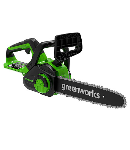 Пила цепная без аккум. GREENWORKS 2007707 24В 25см 438x503 в Материке