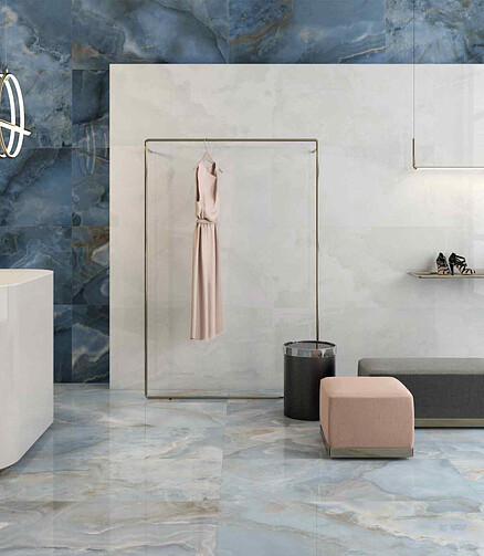 Керамогранит Geotiles ONI 60х120 см 1,44 м2 цвет blue 438x503 в Материке
