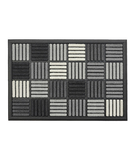 Коврик придверный PARQUET grey 40*60 438x503 в Материке