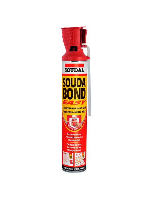 Клей-пена SOUDAL Soudabond Easy Genius Gun строительный полиуретановый, 750мл 495x660 Клей-пена SOUDAL Soudabond Easy Genius Gun строительный полиуретановый, 750мл 495x660 в Материке