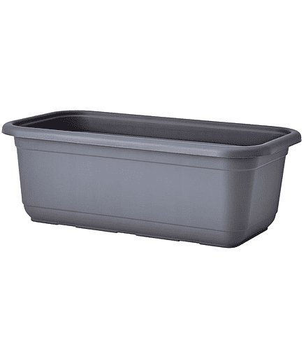 Ящик балконный VENUS Mat Eco Recycled (50х16х13см) пластик антрацит 5170-014 438x503 в Материке