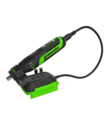 Гравер без аккум. GREENWORKS G24RT 24В 438x503 в Материке