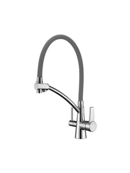 Смеситель COMFORT LM3071C (для кухни) на две воды, серый 495x660 Смеситель COMFORT LM3071C (для кухни) на две воды, серый 495x660 в Материке