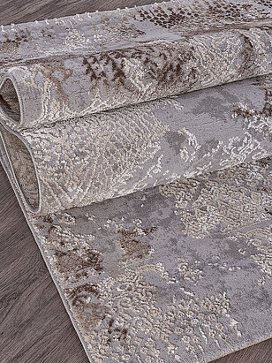 Ковер ARMINA 03851C Grey/Brown 80*150 238x286 в Материке - Вариант 2
