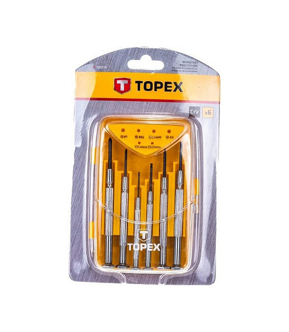 Набор отверток прециз. TOPEX 39D559 6пр. 586x674 Набор отверток прециз. TOPEX 39D559 6пр. 586x674 в Материке