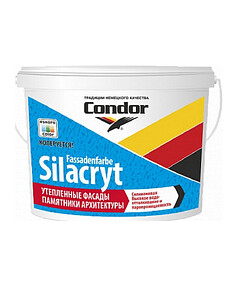 Краска КОНДОР Fassadenfarbe-Silacryt TR 10кг