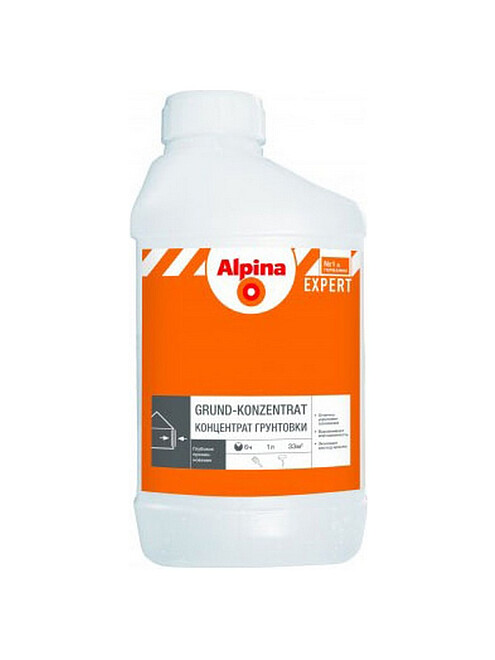 Грунтовка Alpina Grund Konzentrat, 1л 495x660 Грунтовка Alpina Grund Konzentrat, 1л 495x660 в Материке