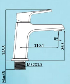 Смеситель STYLE 14030 (для умывальника)