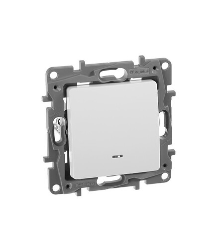 Выключатель Legrand ETIKA 672203 1кл. подсв. белый 438x503 в Материке - Вариант 2