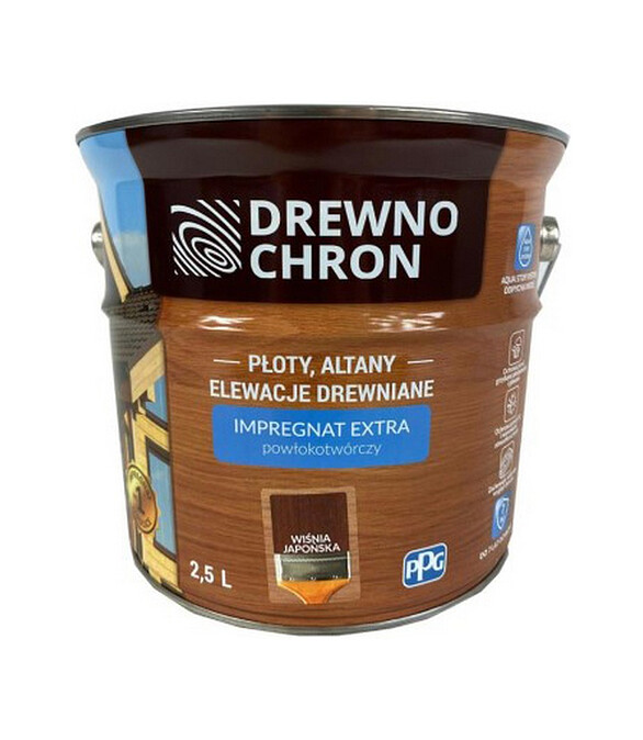 Пропитка DREWNOCHRON японская вишня, 2,5л 586x674 Пропитка DREWNOCHRON японская вишня, 2,5л 586x674 в Материке