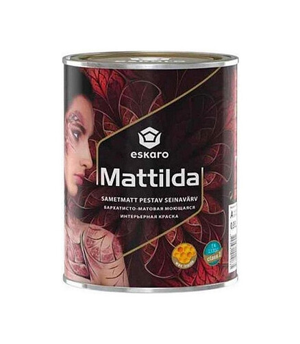 Краска Eskaro Mattilda бархатисто-матовая, 2,85л 438x503 в Материке