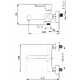 Смеситель COLUMN CLM 54 (для ванны, короткий излив) без душ.комплекта, хром