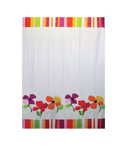 Штора для ванной комнаты VIOLA 180х200см (100% полиэстр) 438x503 в Материке
