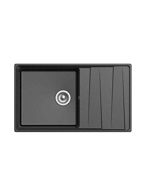 Мойка GRANFEST GF-LV-860L 860х500мм иск.мрамор-черный (сифон в комплекте) 495x660 Мойка GRANFEST GF-LV-860L 860х500мм иск.мрамор-черный (сифон в комплекте) 495x660 в Материке