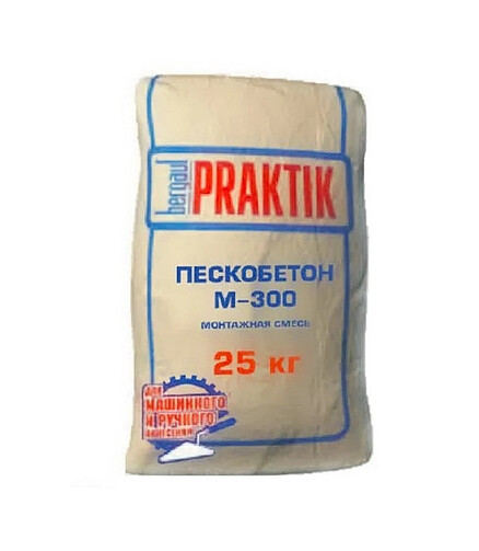 Пескобетон Bergauf Praktik М-300, 25кг 438x503 в Материке
