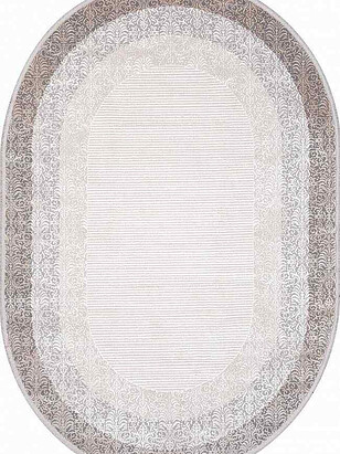 Ковер MODA 1435 Acik Gri 194*290, овал 238x286 в Материке