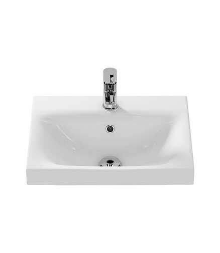 Раковина встраиваемая MODUO 50см с отверстием 438x503 в Материке