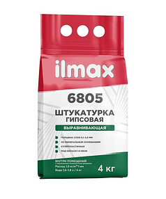 Штукатурка ILMAX 6805 гипсовая 4кг 238x286 в Материке