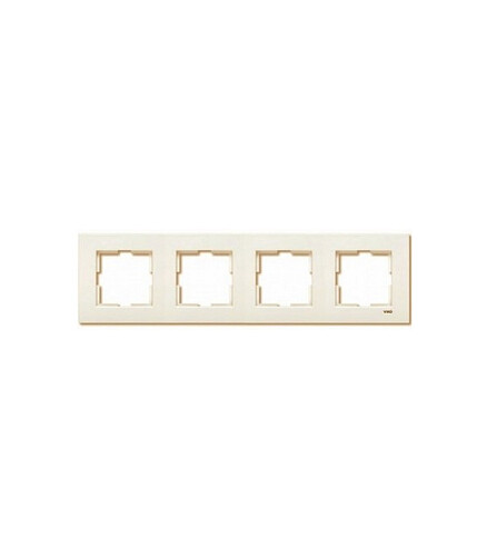 Рамка Viko KARRE 90960213 4мест. крем 438x503 в Материке