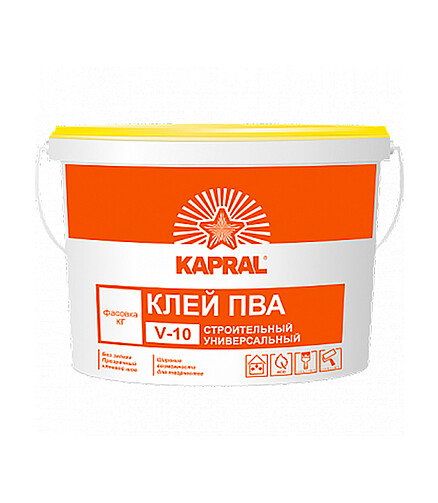 Клей KAPRAL ПВА V-10, 3кг 438x503 в Материке