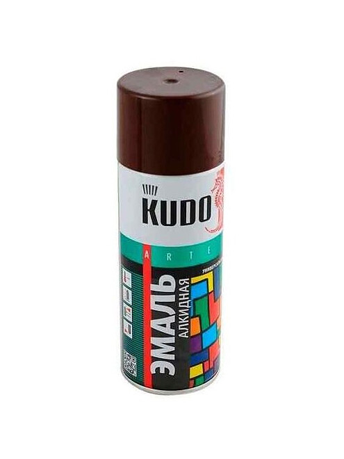 Эмаль аэроз. KUDO коричневая, 520мл 495x660 Эмаль аэроз. KUDO коричневая, 520мл 495x660 в Материке
