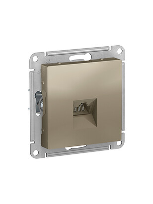 Розетка комп. SE ATLAS Design ATN000583 1мест. шампань 238x286 в Материке - Вариант 2