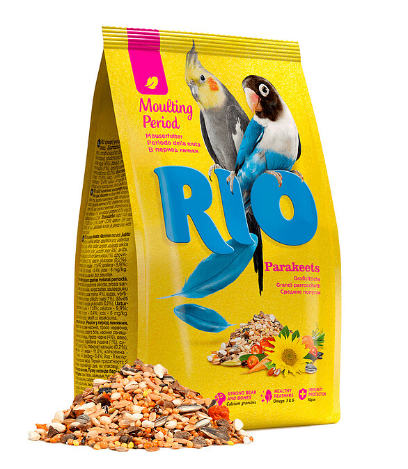 Корм для средних попугаев в период линьки RIO (500г) 586x674 Корм для средних попугаев в период линьки RIO (500г) 586x674 в Материке