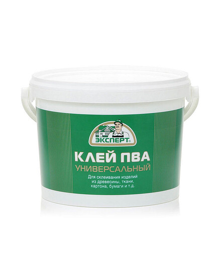 Клей ПВА ЭКСПЕРТ -30С универсальный, 2,1кг 438x503 в Материке