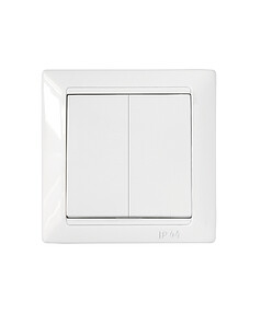 Выключатель Bylectrica СТИЛЬ С510-829 2кл. IP44 бел. 238x286 в Материке
